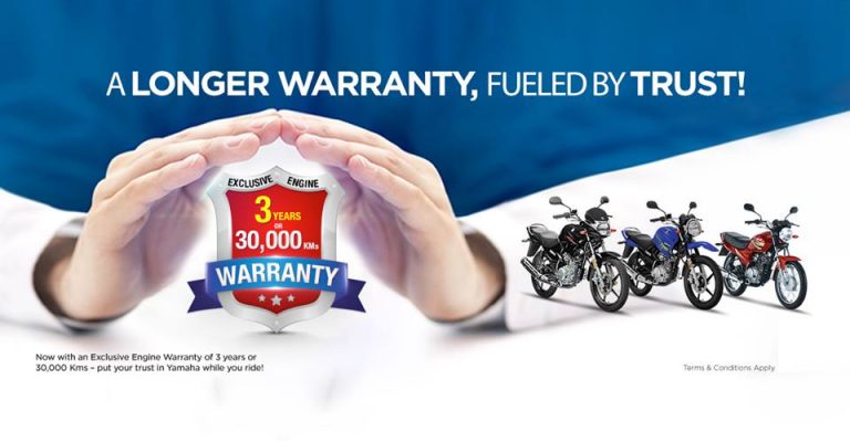 Yamaha Motor Pakistan offers Extended Warranty & Yamaha Club!!!