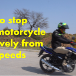 Haris awaan on 'how to stop a motobike properly'