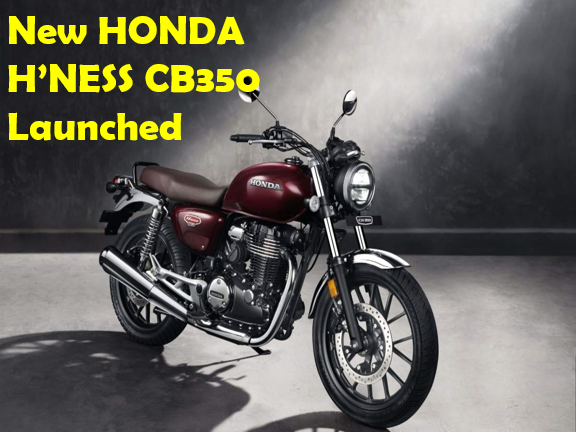 The New 2021 HONDA H’NESS CB350 launched