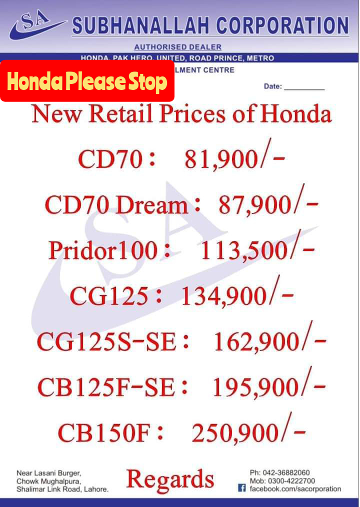 Honda is doing this again