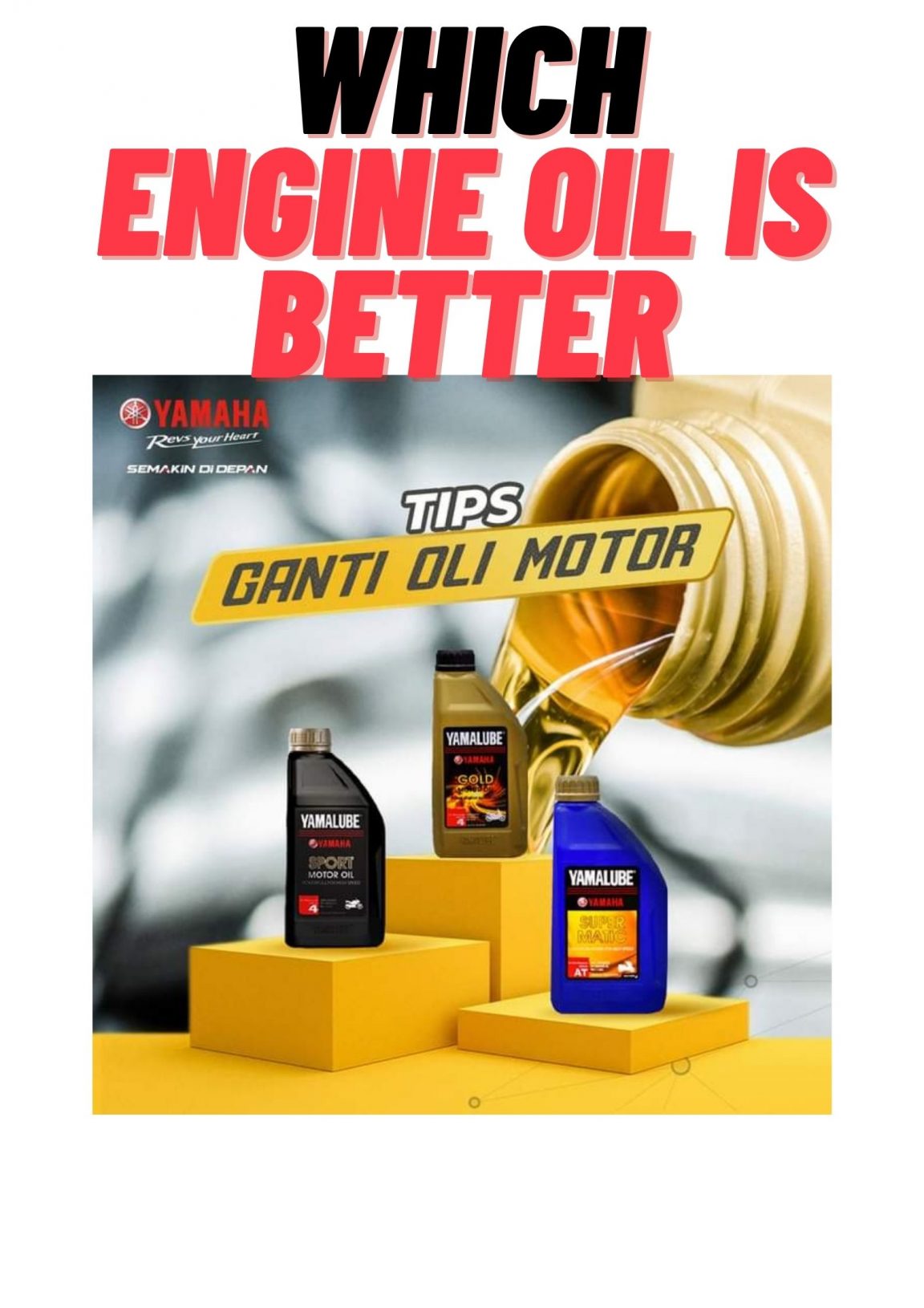 Yamalube 20w50 vs Yamalube 10w40 Semi Synthetic engine oil Horsepower Pakistan