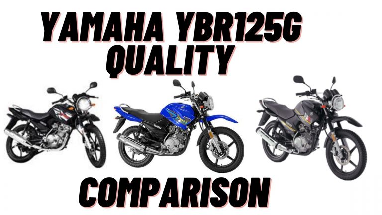 Yamaha YBR125G Quality Comparison