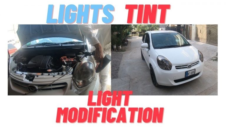 How to tint your car’s headlight