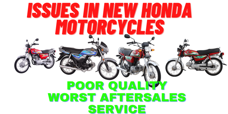 Issues in New Honda Motorcycles