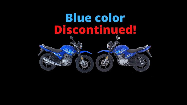 Racing Blue Yamaha YBR125G Discontinued!