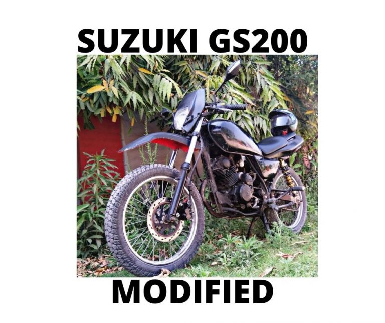 Suzuki GS150 Modified into Suzuki GS200