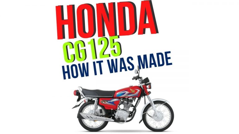 HONDA CG125’s History, how it was made?