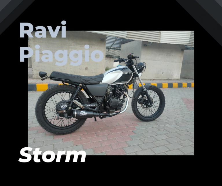 Ravi Piaggio Storm Scrambler Build