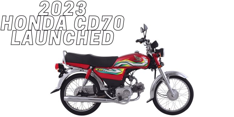 Honda CD70 2023 is launched in Pakistan