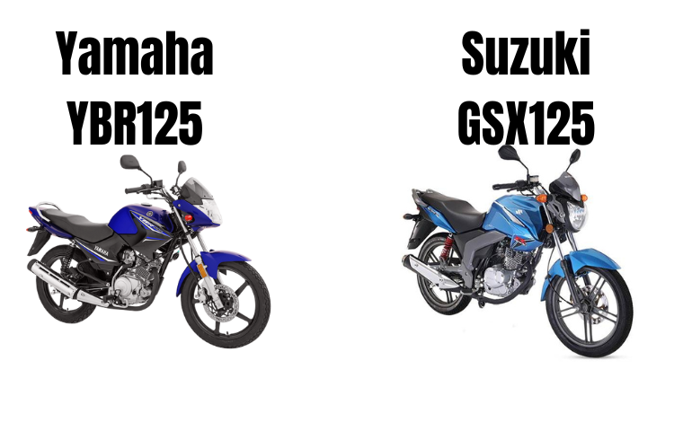 Yamaha YBR125 vs Suzuki GSX125