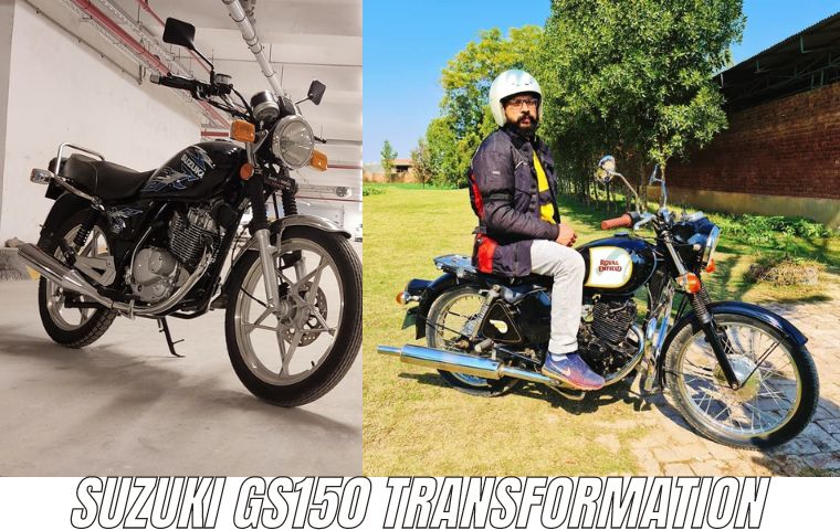 Suzuki GS150 To Royal Enfield Bullet (Tribute Motorcycle)