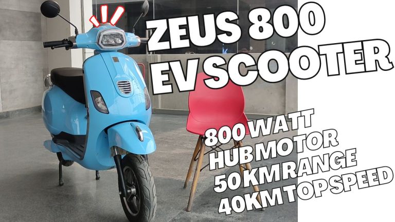 ZEUS EV Scooter launched by Road Prince Motorcycles