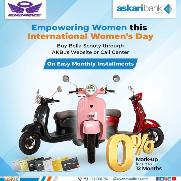 Woman’s Day Offer: Get your Bella Scooter at 0% markup