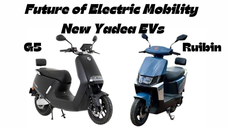 Future of Electric Scooters & Mobility in Pakistan, Yadea Launches new EV’s