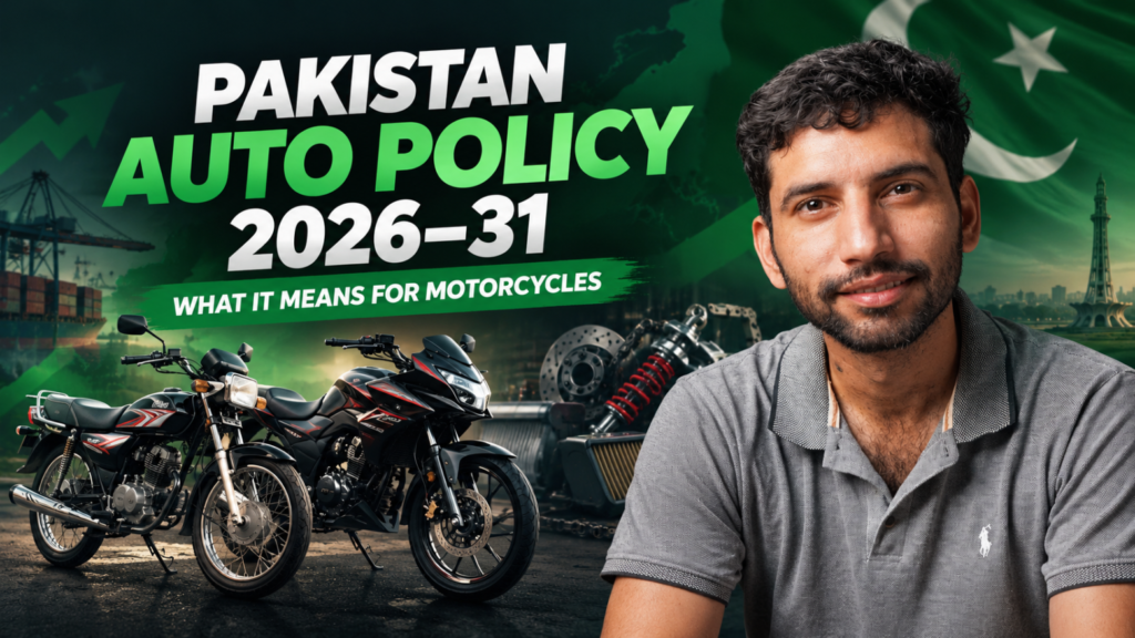 Pakistan Auto Policy 2026–31: Motorcycle Impact